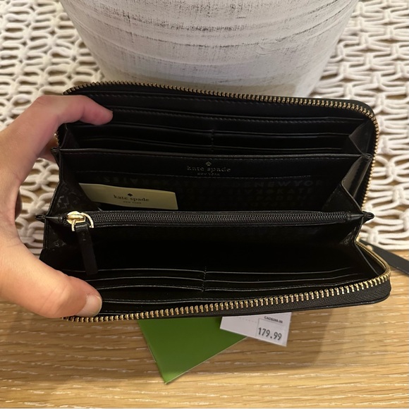 SOLD NWT Kate Spade Run Wild Leopard Neda Wallet - Picture 9 of 9